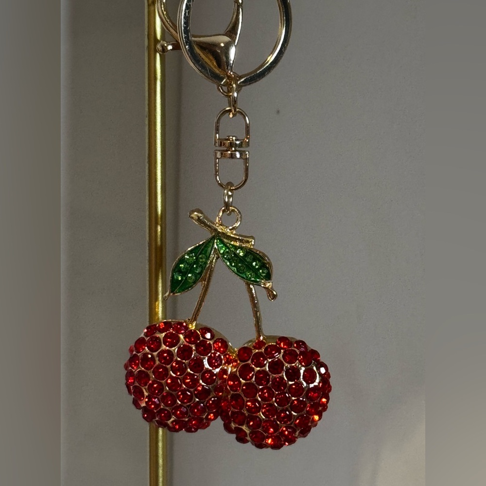 Cherry Crystal Key Holder
